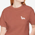 Longhaired Dachshund Mandala Tee - Dachshund Shirt for Women